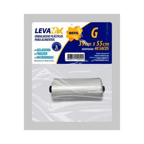 EMBALAGEM PLASTICA LEVAMIX 39X55 40UN