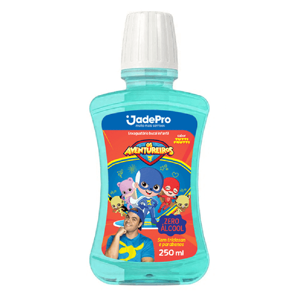 ENXAGUANTE BUCAL JADEPRO AVENTUREIROS 250 ML.