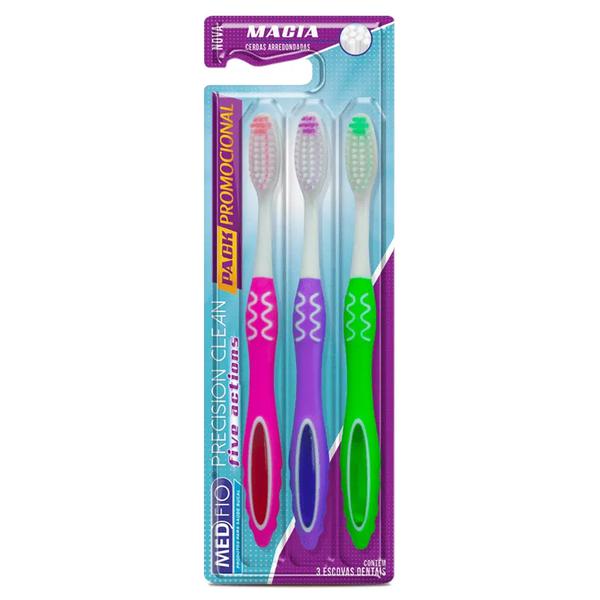 ESCOVA DENTAL ADULTO MACIA C/3