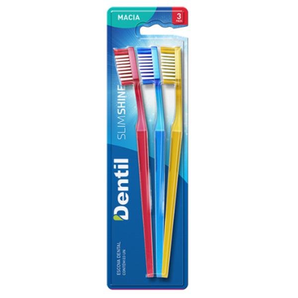 ESCOVA DENTAL DENTIL SLIM SHINE DURA 3UN