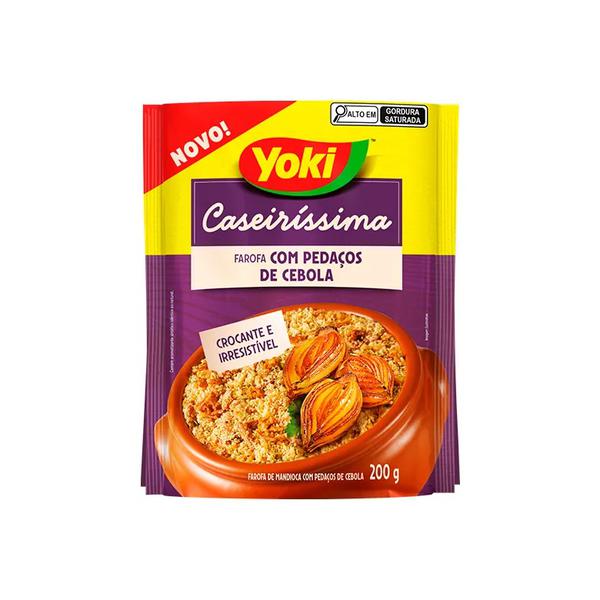 FAROFA CASEIRISSIMA CEBOLA YOKI 200G
