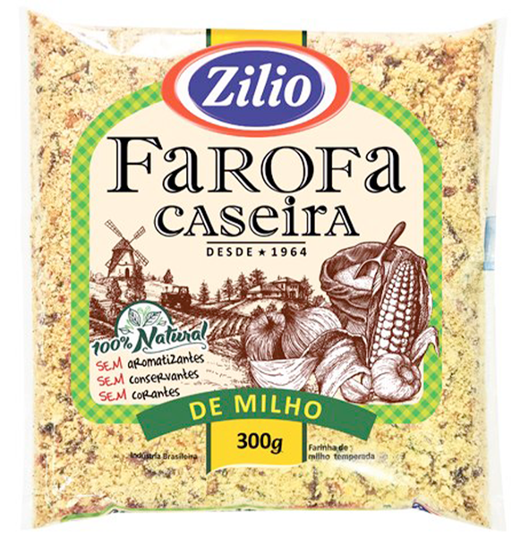 FAROFA TEMP. CASEIRA DE MILHO ZILIO 300G