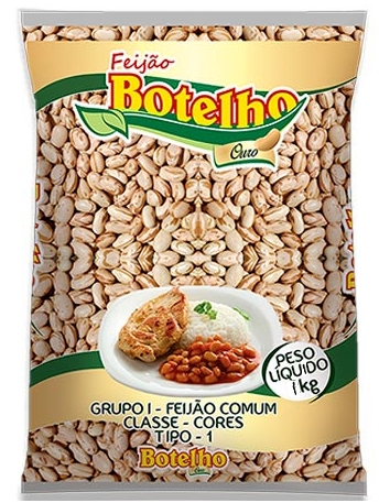 FEIJÃO BOTELHO OURO 1KG