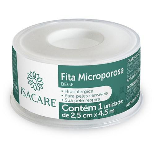 FITA ISACARE MICROPOROSA 2,5CMX4,5MTS BEGE