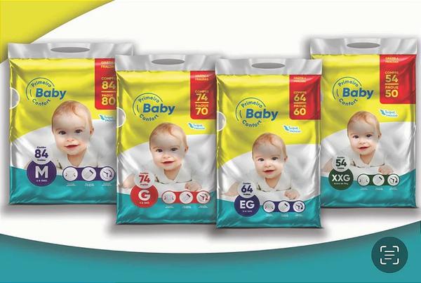 FRALDA PRIMEIRO BABY CONFORT G L74P70UN