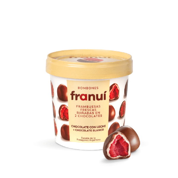 FRAMBOESAS FRANUI COBERTA CHOC AO LEITE 150G