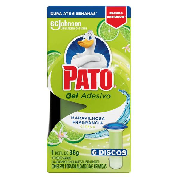 GEL ADESIVO CITRUS PATO REFIL COM 6 DISCOS