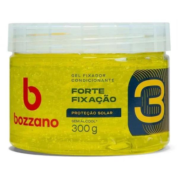 GEL FIXADOR BOZZANO AMARELO PROTECAO SOLAR 300G