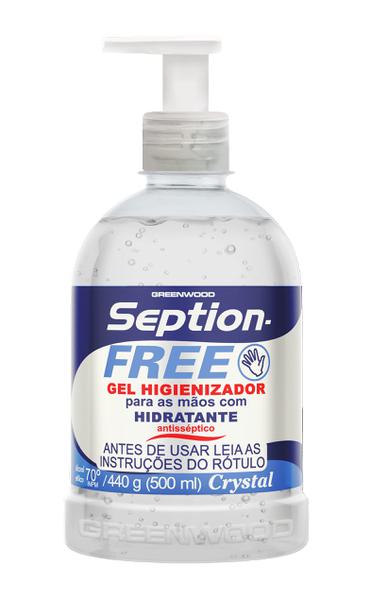 GEL HIGIE SEPTION FREE CRYSTAL 500ML