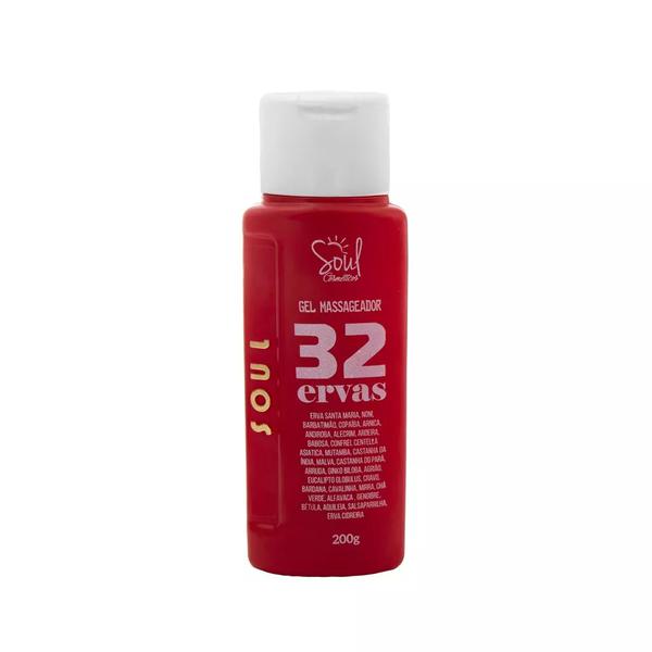 GEL MASSAGEADOR SOUL 32 ERVAS 200G