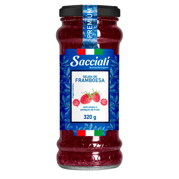 GELEIA DE FRAMBOESA PREMIO SACCIALI 320g