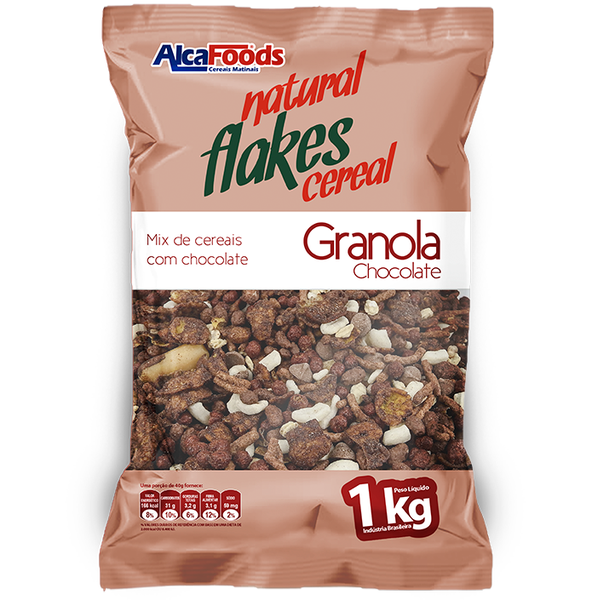 GRANOLA DE CHOCOLATE ALCAFOODS 1KG