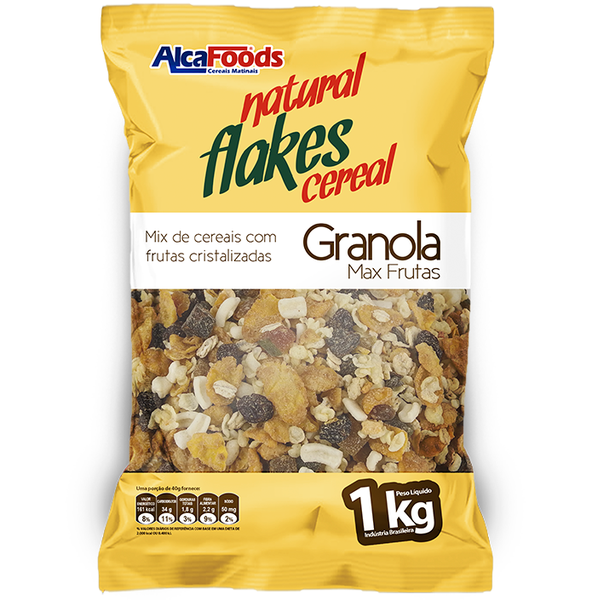 GRANOLA DE MAX FRUTAS ALCAFOODS 1KG
