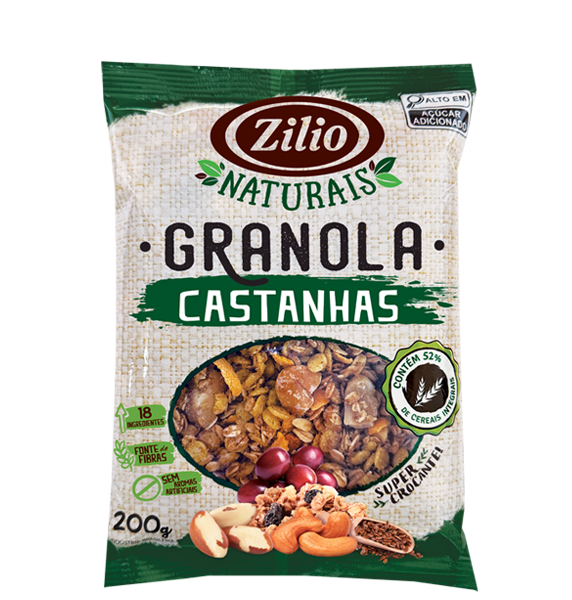 GRANOLA ZILIO CASTANHAS 200G