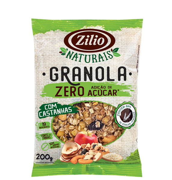 GRANOLA ZILIO ZERO ACUCAR 200G