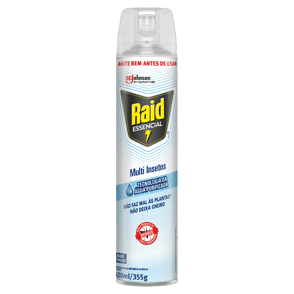INSETICIDA RAID MULTI TECNO AGUA PURIFICADA 420ML
