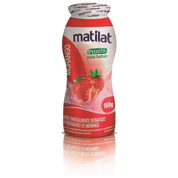 IOGURTE TRIPLO ZERO MATILAT MORANGO 160G