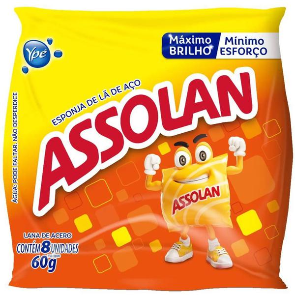 LA DE ACO ASSOLAN 60G 8UN