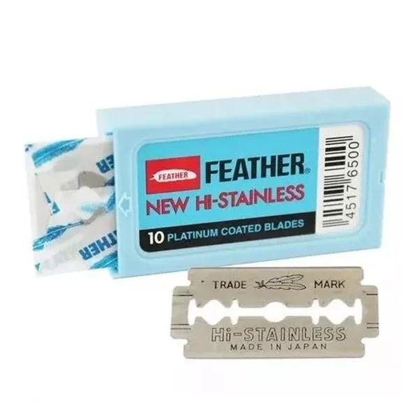 LAMINAS PARA BARBEAR FEATHER 10 UN