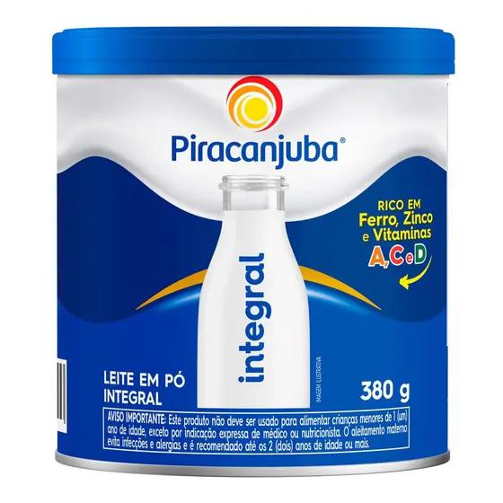 LEITE PO INTEGRAL PIRACANJUBA LATA 380G