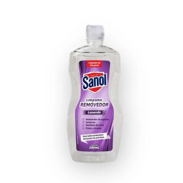 LIMPADOR REMOVEDOR SANOL LAVANDA 500ML