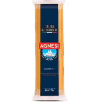 MACARRAO AGNESI BUCATINI N6 500G