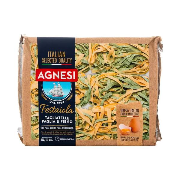 MACARRAO AGNESI TAGLIATELLE PAGLIA&FIENO 200G