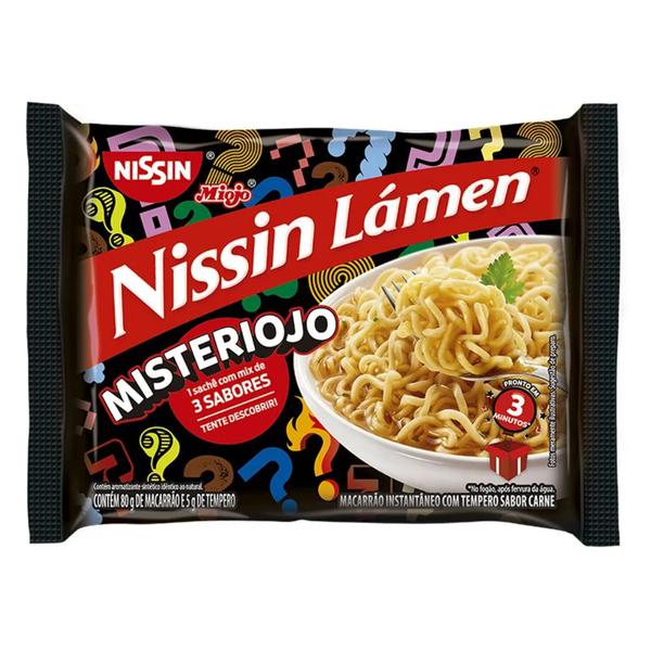 MACARRAO NISSIN LAMEN MISTERIOJO CARNE 85G