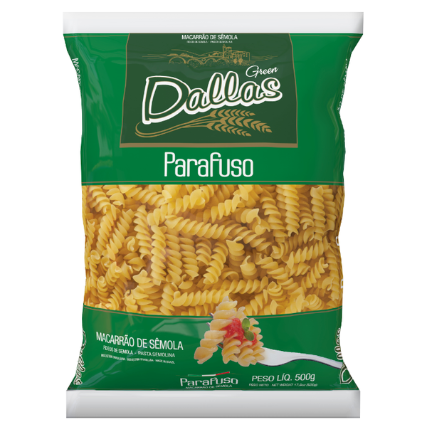 MACARRAO PARAFUSO SEMOLA DALLAS 500G