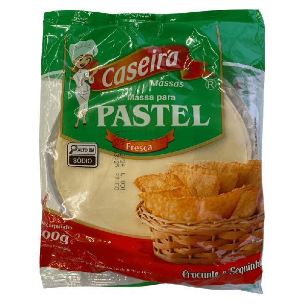 MASSA PARA PASTEL CASARE 500G DISCO