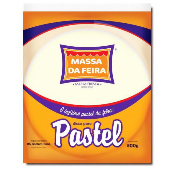 MASSA PARA PASTEL DA FEIRA DISCO 500g