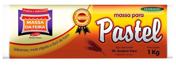 MASSA PARA PASTEL DA FEIRA ROLO 1Kg