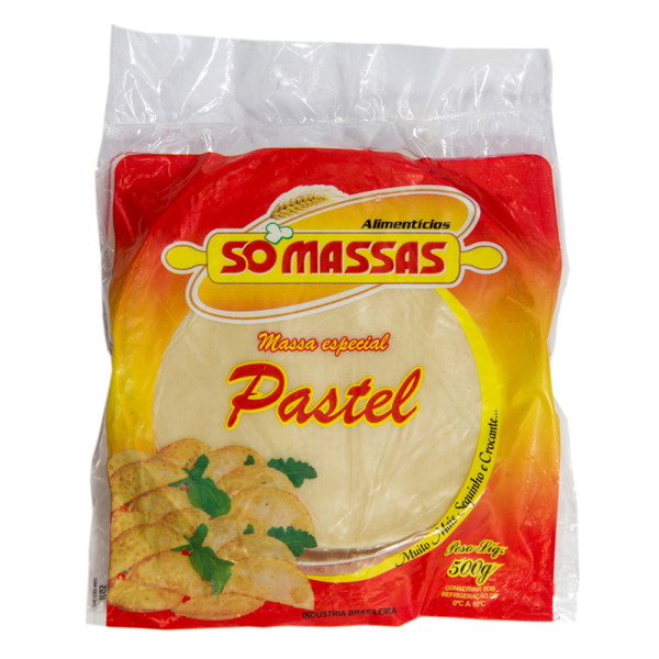 MASSA PARA PASTEL SO MASSAS DISCO 500G