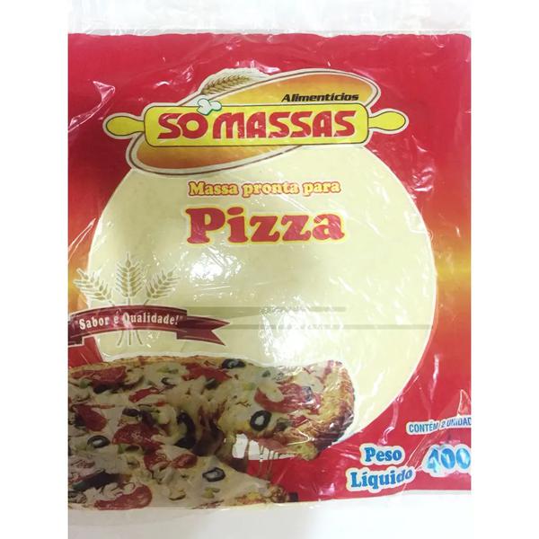 MASSA PARA PIZZA SO MASSAS C/2UN 400G