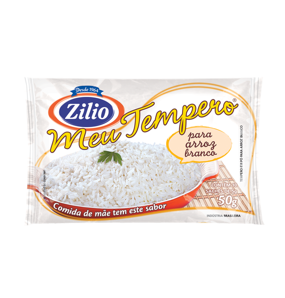 MEU TEMPERO EM PO ZILIO ARROZ BRANCO 50GR