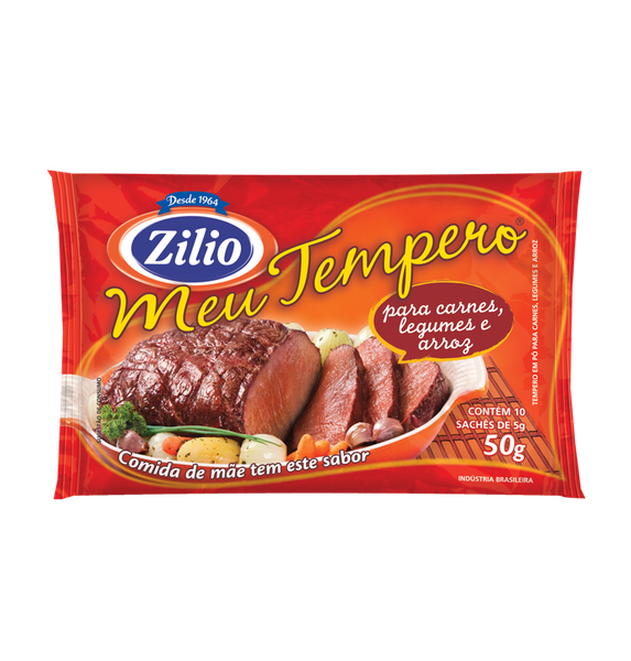 MEU TEMPERO EM PO ZILIO CARNES/LEG.ARROZ 50GR