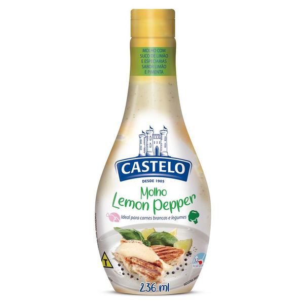 MOLHO LEMON PEPPER CASTELO 236ML