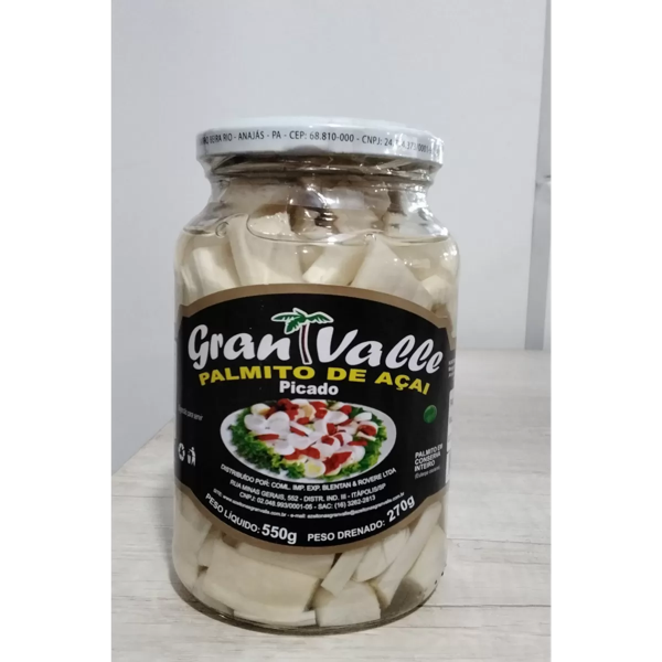 PALMITO GRAN VALLE ACAI PICADO 270G