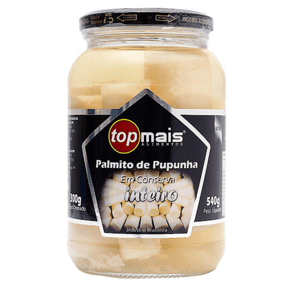 PALMITO INTEIRO TOP MAIS 300G