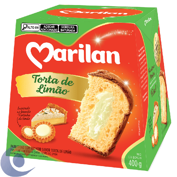 PANETTONE RECHEIO TORTA DE LIMAO MARILAN 400G