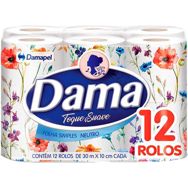 PAPEL HIGIENICO DAMA FS NEUTRO C/12 ROLOS