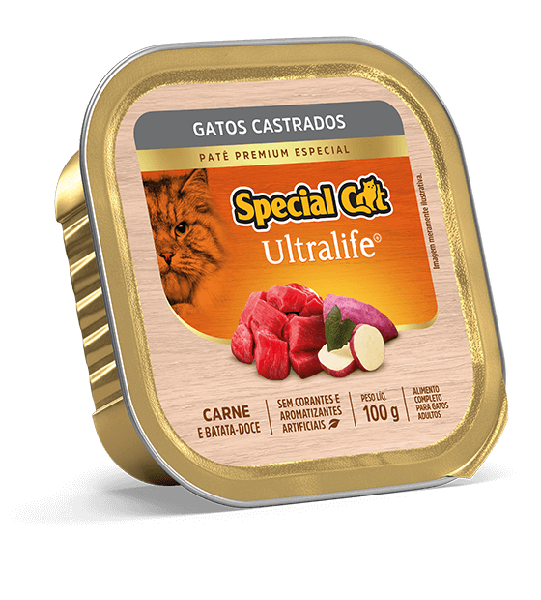 PATE SPECIAL CAT CASTRADO CARNE 100G