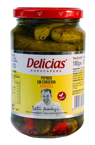 PEPINOS EM CONSERVAS DELICIAS 370G