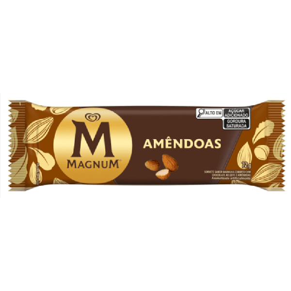 PICOLE KIBON AMENDOAS MAGNUM 71,68G