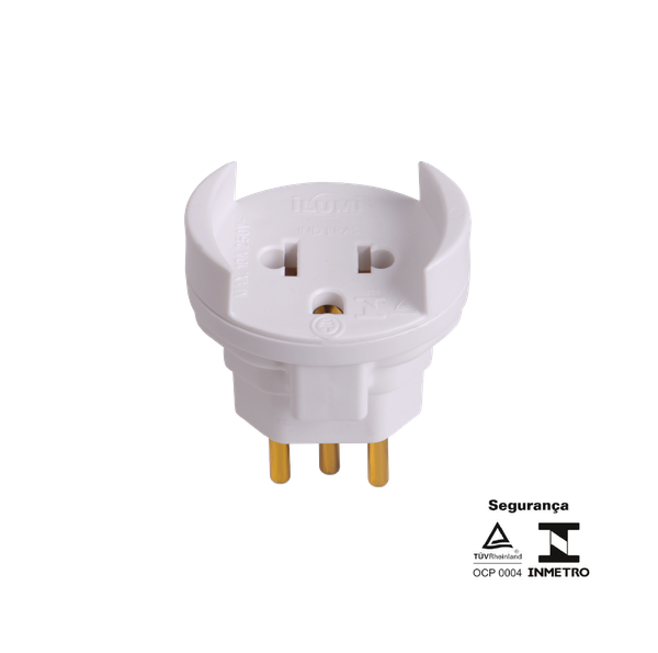 PINO LV ADAPTADOR 2P+T BIPOLAR