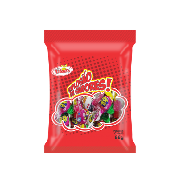 PIRULITO CHICLETE  KIDOCURA 095G