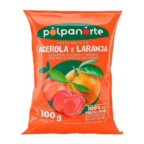 POLPA ACEROLA C/LARANJA E CENOURA POLPA NORTE 100G