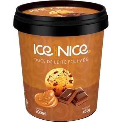 POTE SORV ICE BY NICE DOCE DE LEITE FOLHADO 900 ML