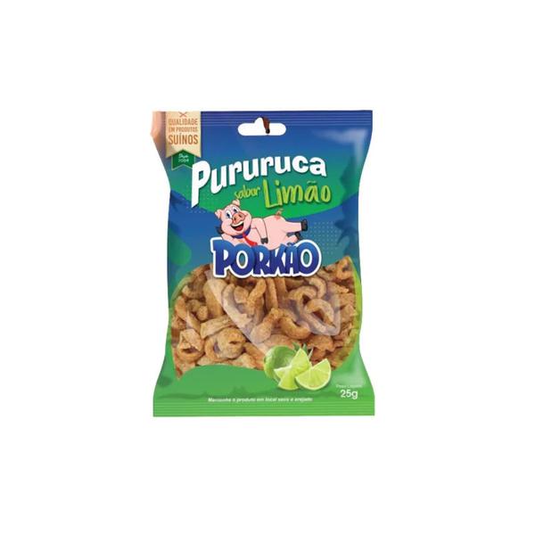 PURURUCA PORKAO SABOR LIMAO 25G