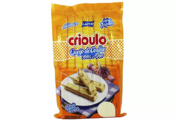 QUEIJO COALHO P/ CHURRASCO COM ALHO CRIOULO KG